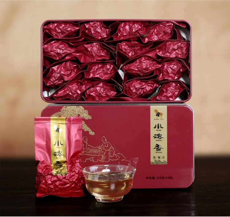 八马茶业 铁观音浓香型乌龙茶茶叶小浓香2号盒装125g【图片 价格 品牌