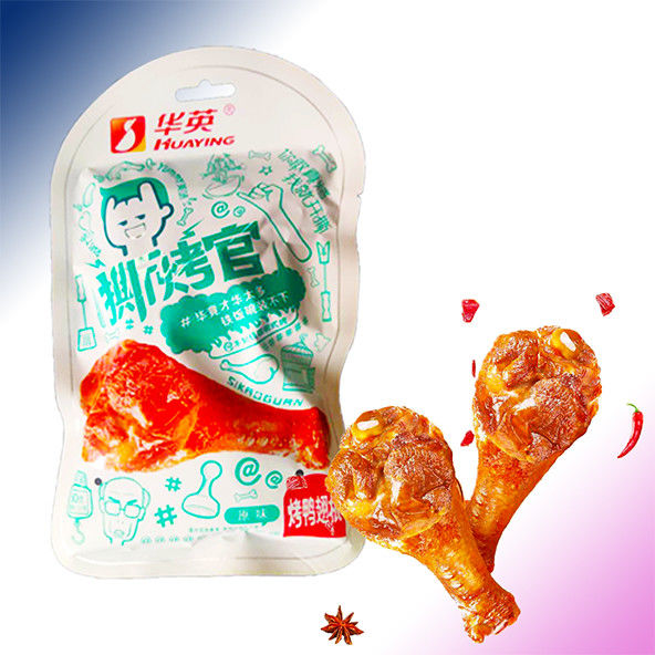 华英撕烤官蜜汁鸭翅根华英鸭腿零食卤味零食休闲食品网红零食撕烤官