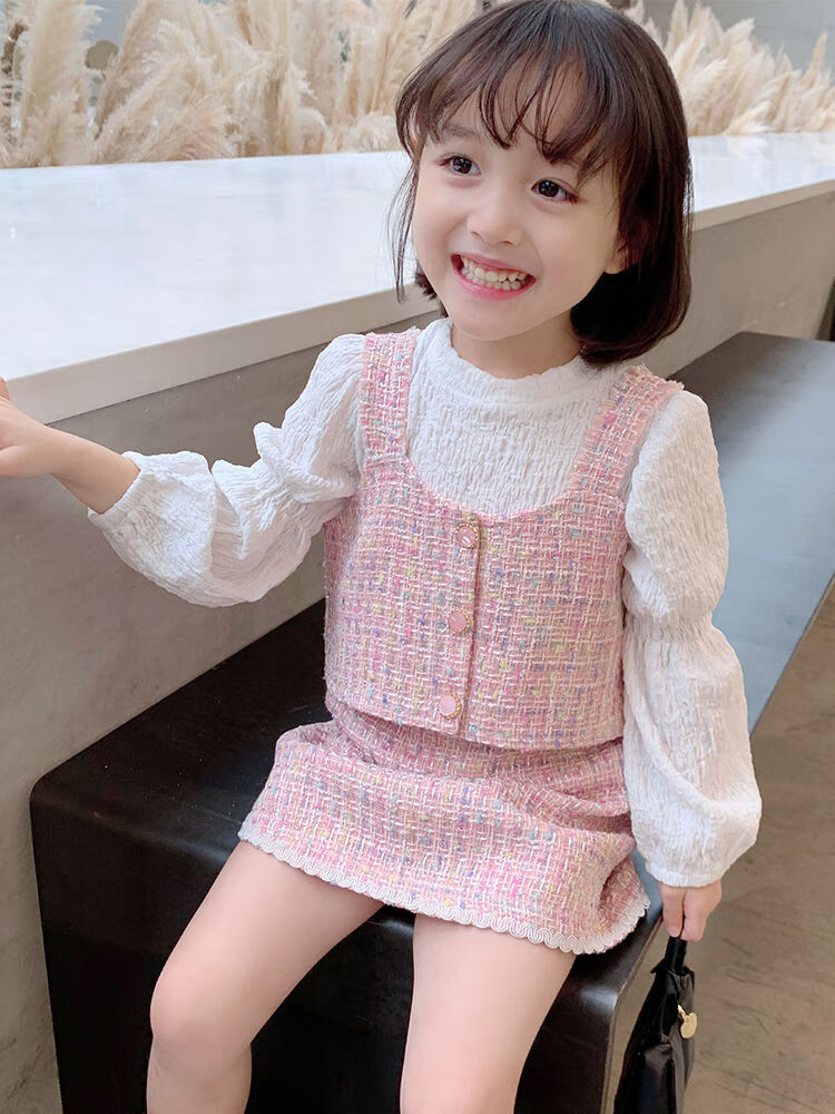 女童秋季套装适合29岁小女孩穿的衣服儿童中小童款韩版洋气小香风三
