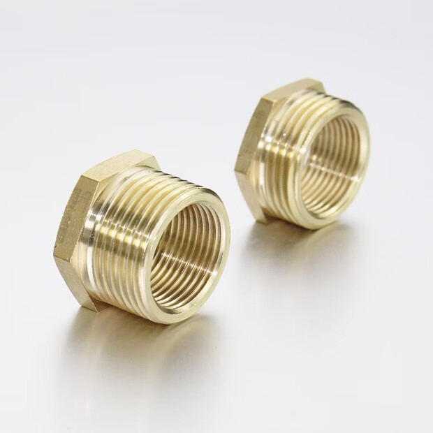 全铜补芯2f铜内外变径接头2f6分转4分2f4分转3分2分 6分外-4分内