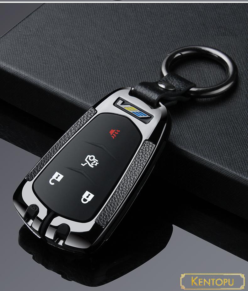 肯拓普轻奢汽车钥匙包适用于凯迪拉克xts车钥匙套atsl扣xt5壳xt4 ct6