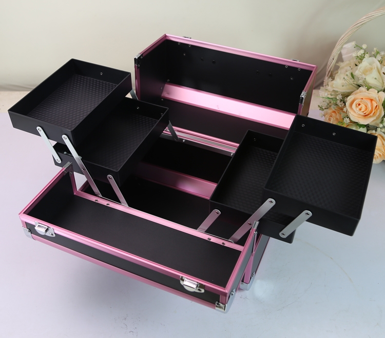 专业化妆箱纹绣师专用工具箱手提大容量高端化妆箱2021新款带锁美容