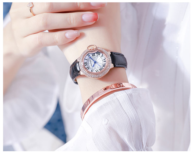 无钻款黑带小表盘 28mm【图片 价格 品牌 报价】-京东