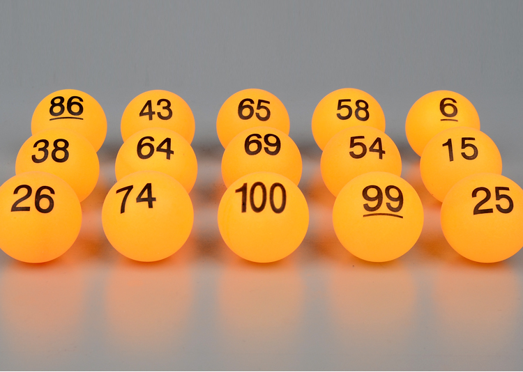 乒乓球带数字抽奖球摇奖球号码球数字乒乓球奖项球摸奖球娱乐活动球sn