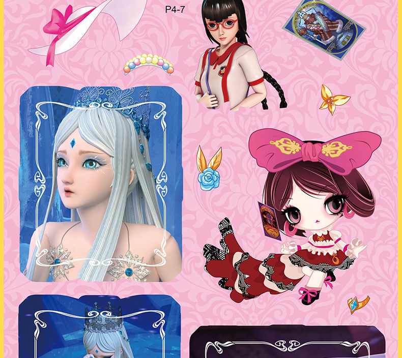 儿童玩具叶罗丽精灵梦换装贴纸书公主贴画3-6岁卡通贴纸儿童女孩游戏