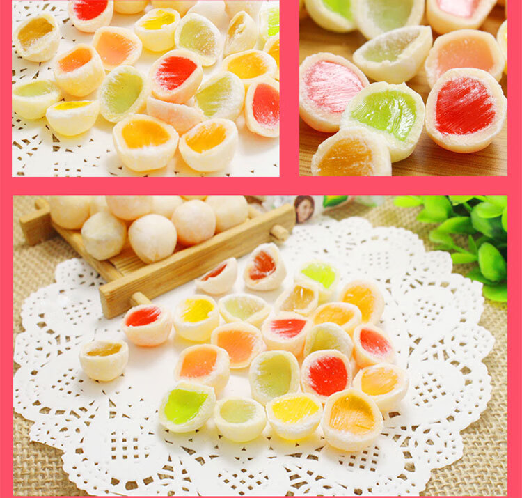 脆皮鲜乳球软糖多口味夹心软糖结婚喜糖散装发批糖果零食品 脆皮鲜乳