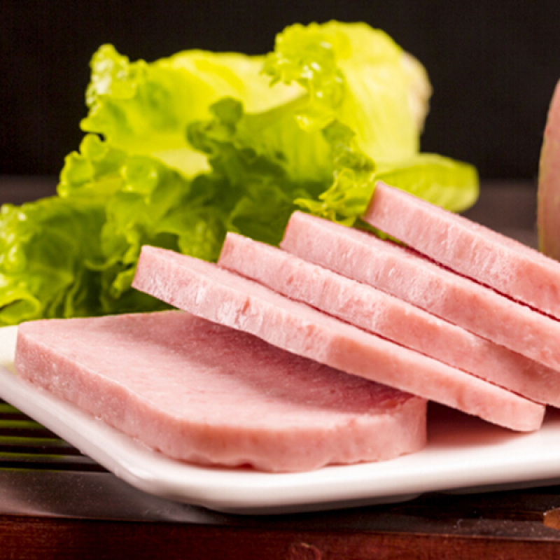 粤花午餐肉罐头粤花牌午餐肉罐头涮火锅猪肉早餐面包搭配猪肉即食1罐