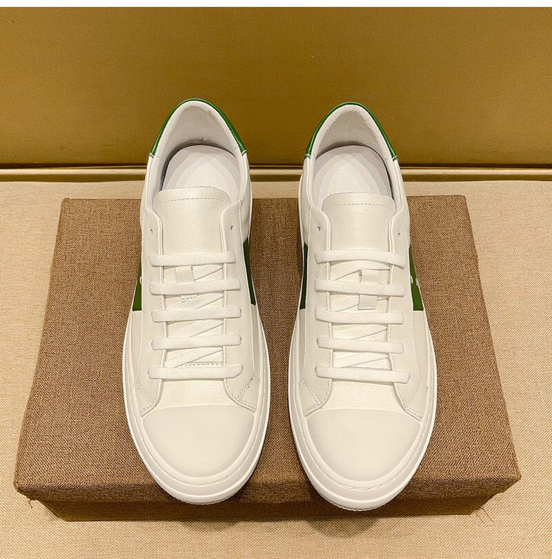 2022新款-官方质保2022年春欧洲站潮牌冠军小白鞋纯皮男鞋网红爆款