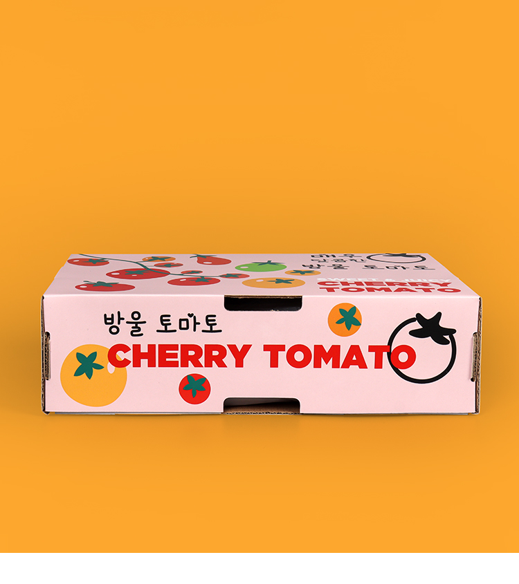 小番茄礼盒包装盒空盒子2斤装西红柿千禧圣女果礼盒纸箱水果店超市可
