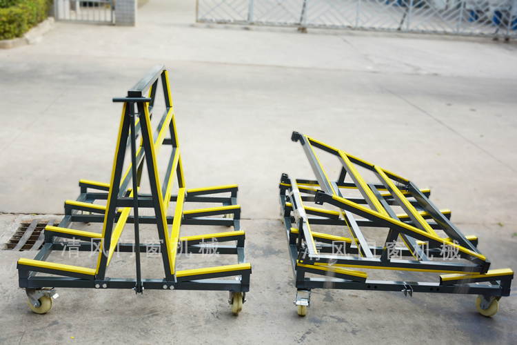 架铁板输送架拉玻璃的推车物流运输车石板转运车1米a型玻璃架可进电梯