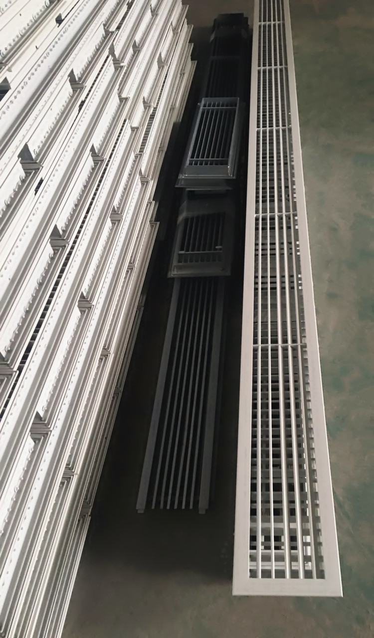 中央空调出风回风口铝合金百叶出风检修口abs空调风口百叶进风口 可开