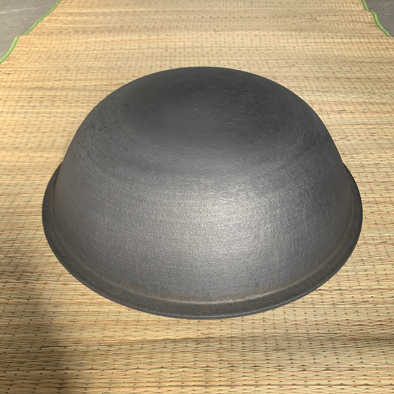 传统老式铸铁印锅 宽边加厚地锅农村家用大铁锅商用柴火灶生 铁锅 特