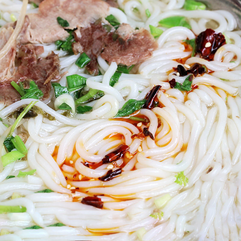 干米粉批发四川南充达州营山米粉中粗细广安岳池莲桥商用早餐烫粉18斤