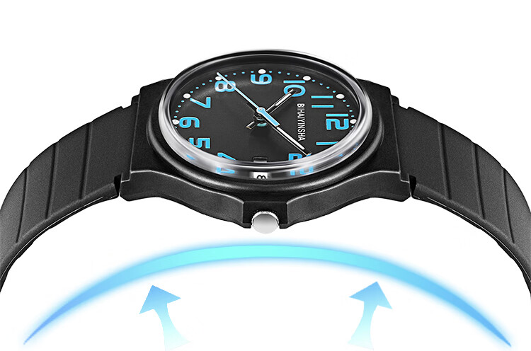 墨水屏手表 儿童手表男中小学生初中生指针式夜光防水防摔男童男孩