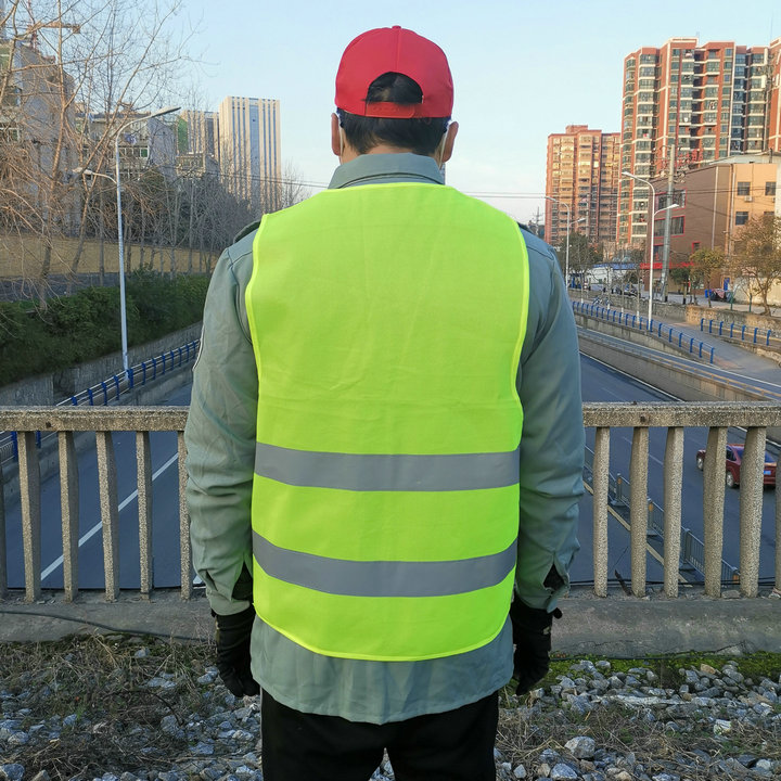工地马甲建筑铁建中安华力建工文明安全员施工程服装反光背心 拉链款