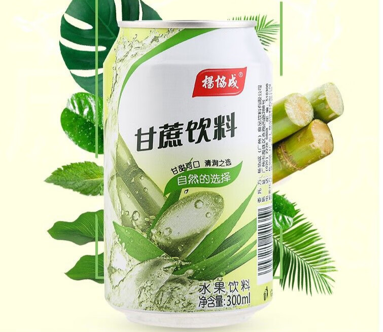 杨协成荔枝水饮料300ml24罐整箱马蹄爽清凉爽柠檬茶豆奶6罐马蹄爽24罐