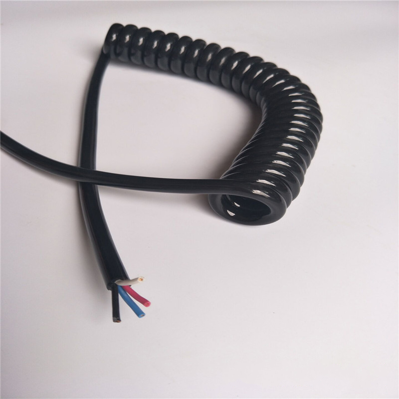 弹簧线伸缩螺旋线电缆线电线电源线2芯4芯6芯7芯0.75 1.5 2.