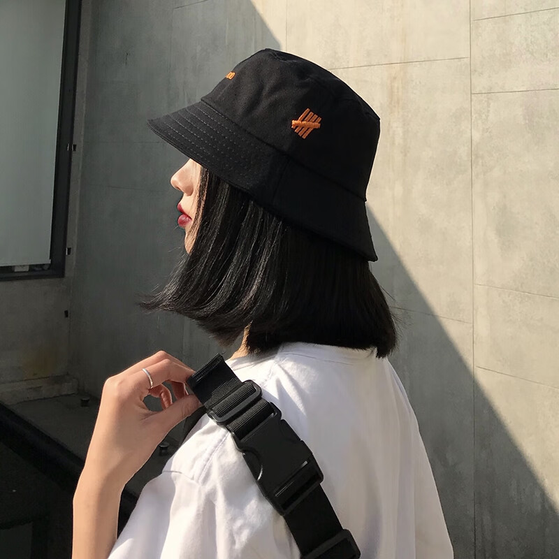 中学生太阳帽女生渔夫帽小头围夏季少女戴的日系短发韩版遮阳出游简约