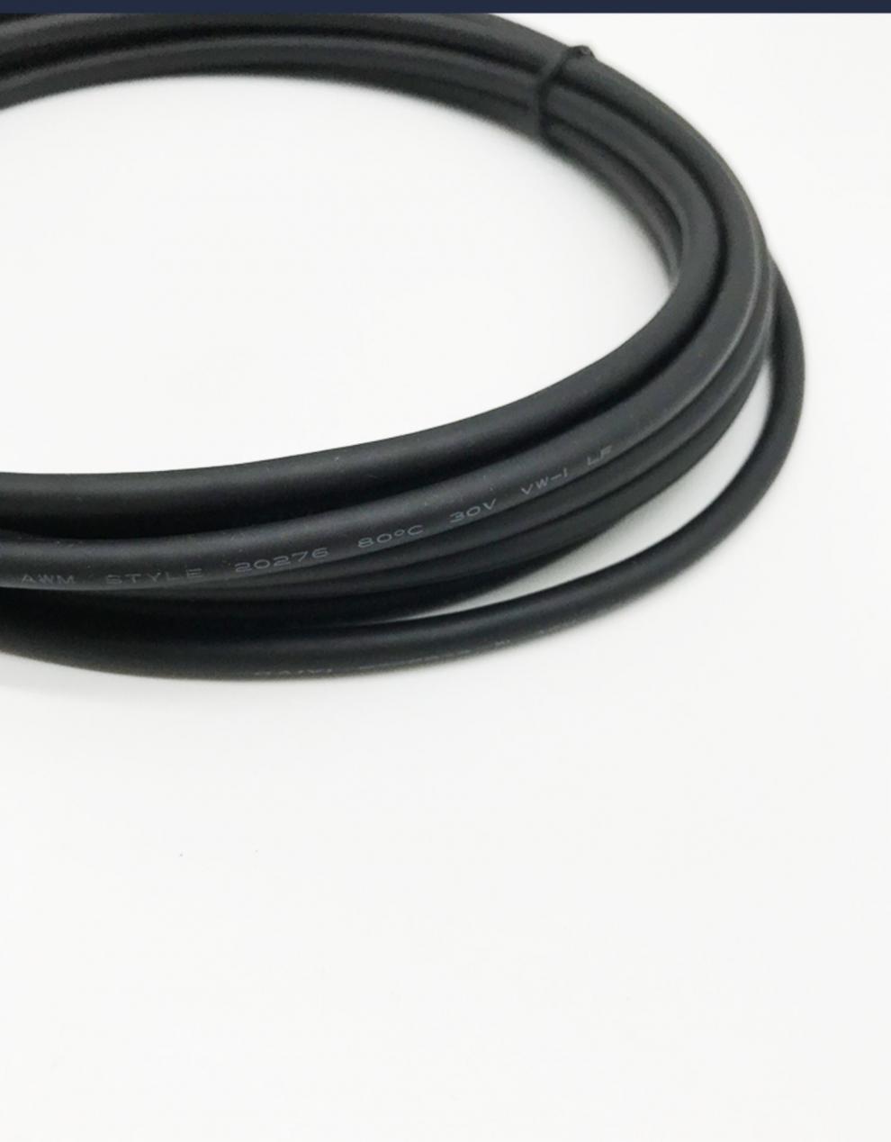 工业相机触发线广濑6芯屏蔽电源线适配器线兼容hr10a-7p-6s高柔 高柔