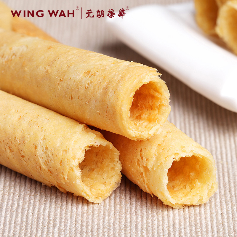 中国香港元朗荣华鸡蛋卷广式传统休闲办公室早餐蛋卷小零食礼盒原味