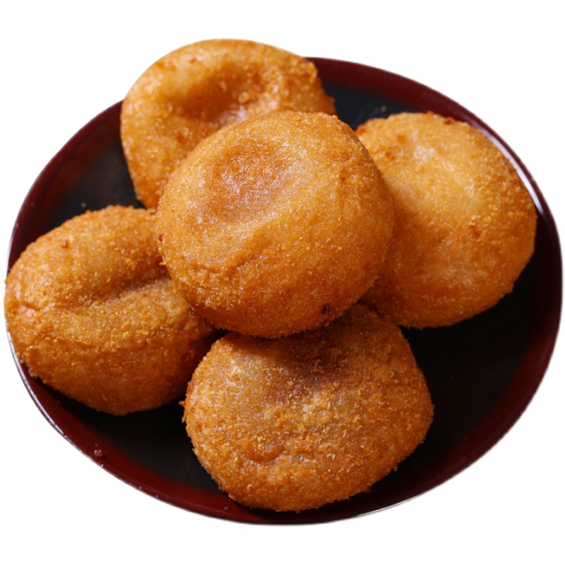 东北老式油炸糕红芸豆馅木糖醇油炸糕营养早餐东北特产8个原味8个500