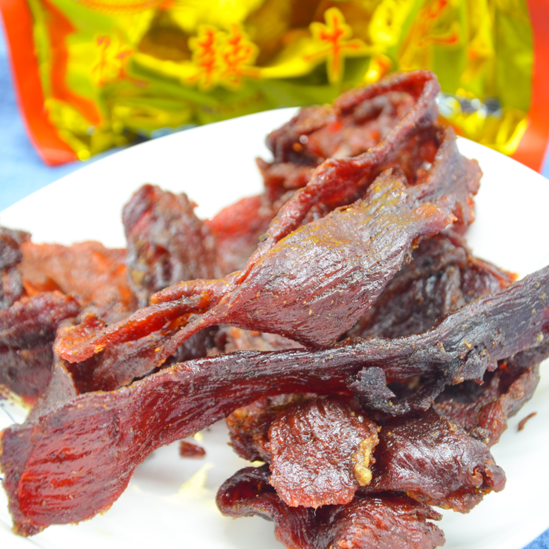 广西灵山特产小吃武利牛巴干牛肉熟食腊味丁香麻辣味休闲零食 张姑娘