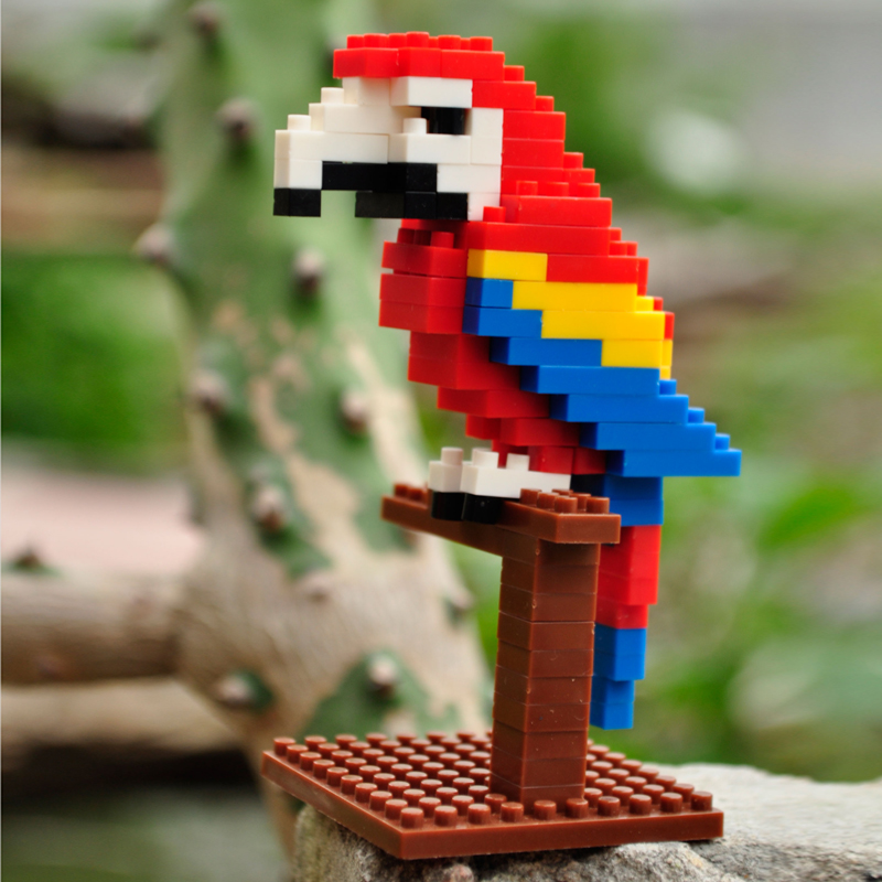 兼容乐高微小颗粒拼插积木拼装迷你动物狗狗宠物男孩子力玩具拼图