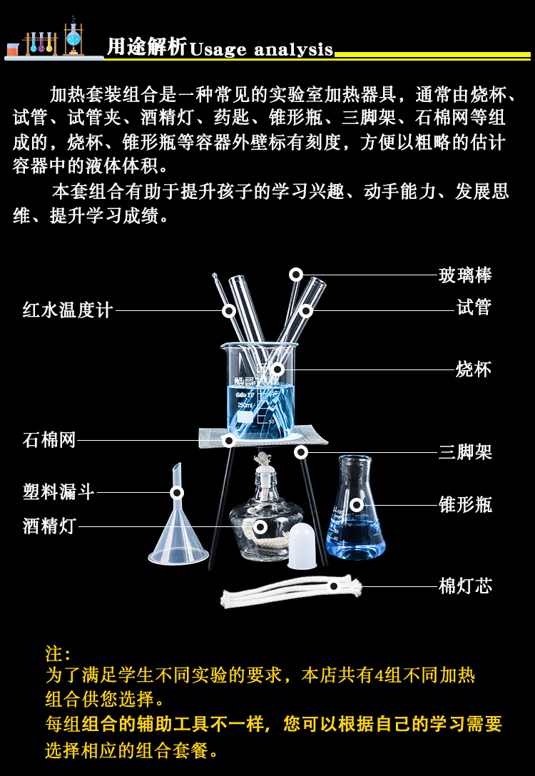 酒精灯结构说明图片