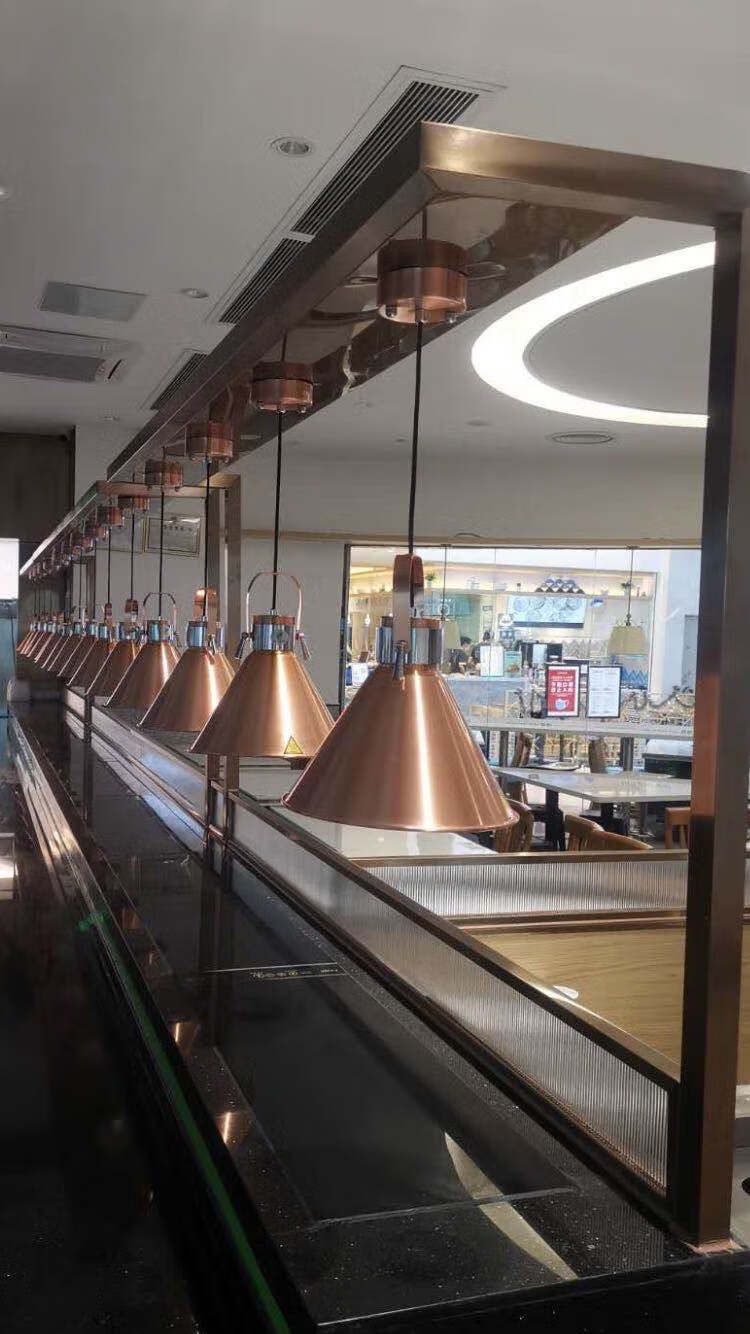 艾尔温商用嵌入式保温板食物保温灯自助餐厅加热板保温保温设备外置款