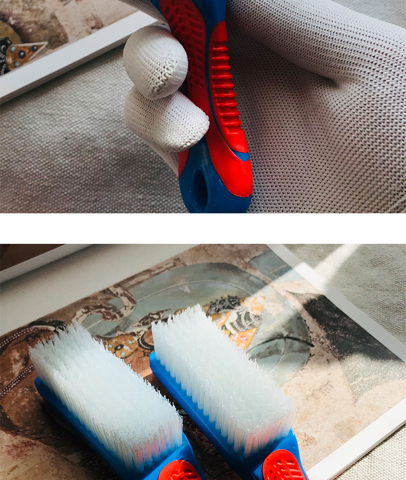 杜邦丝文玩纳米刷硬毛硬不掉毛金刚菩提核桃刷子 特硬杜邦丝纳米5把