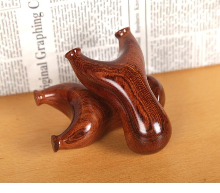 弹弓胖飞虎沙漠铁实木原木头质手工制作户外扁皮高精准叉子胖飞虎裸弓