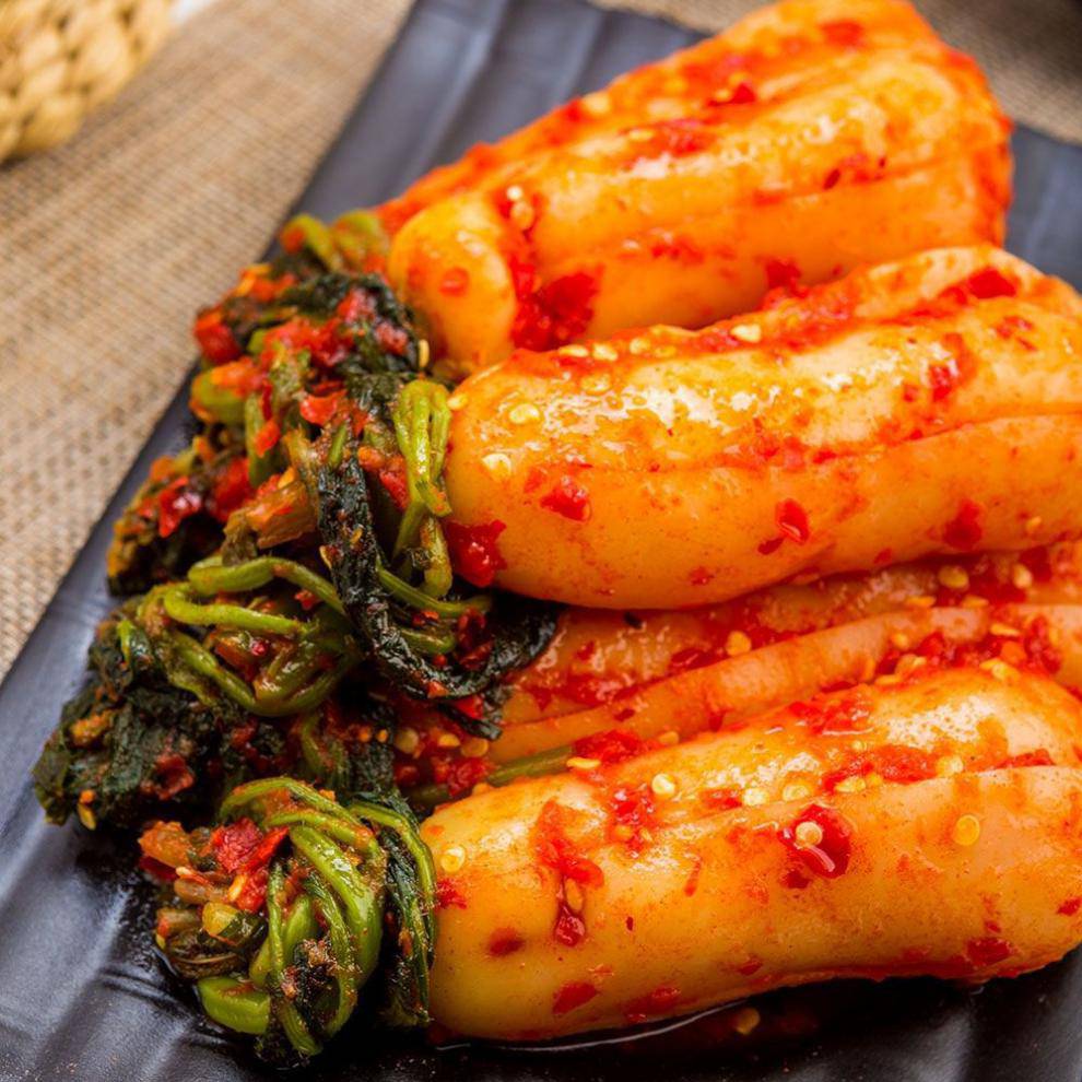 地窖青年韩国萝卜 450g韩国泡菜泡菜袋韩国萝卜泡菜朝鲜族延边特产