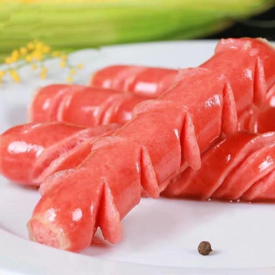 fghgf 淀粉肠 根开花大香肠麦穗肠街边小吃夜市香肠串烧烤油炸 60g*40