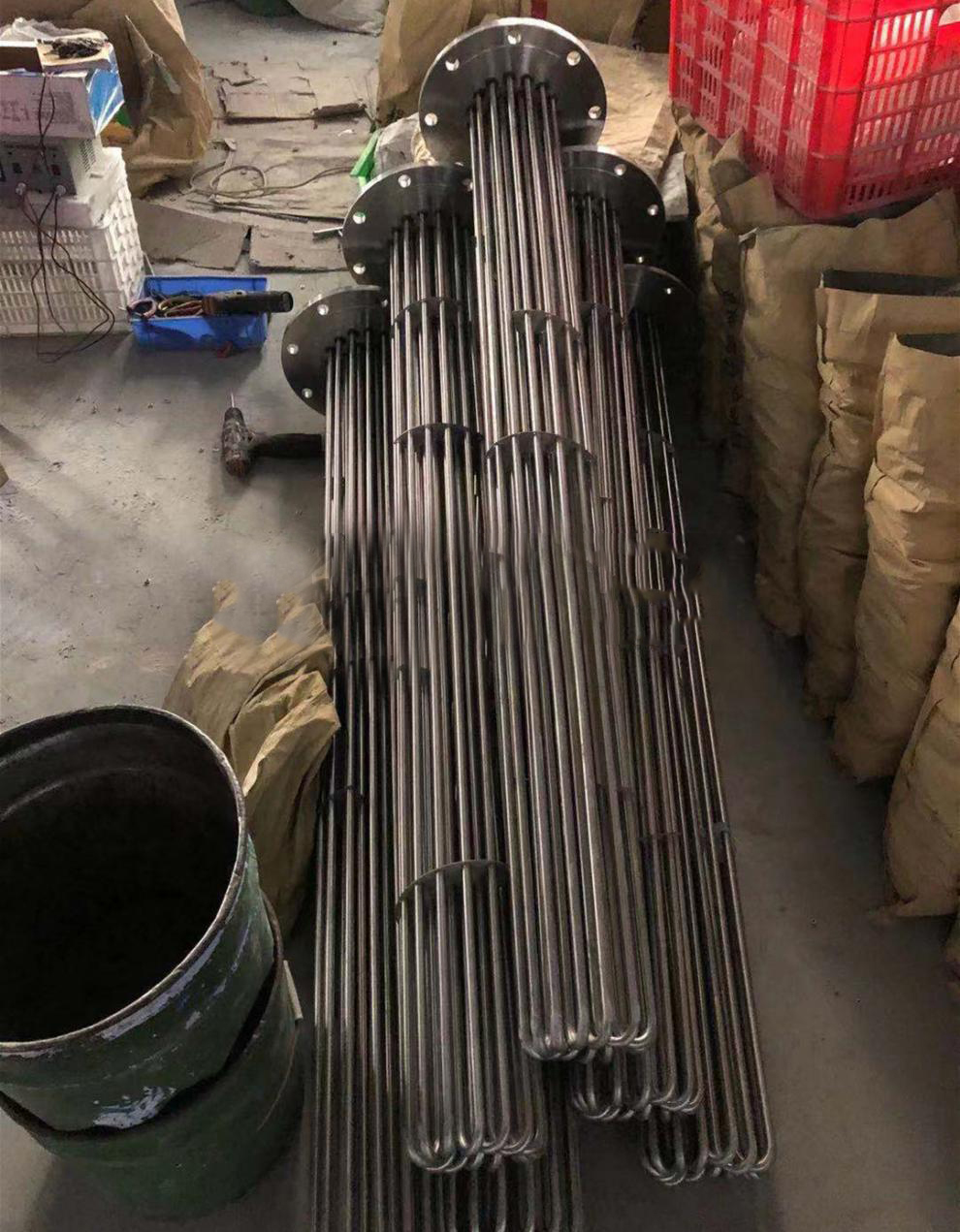 大功率防爆加热管工业电锅炉导热油加热器法兰加热棒水箱电热管 380v