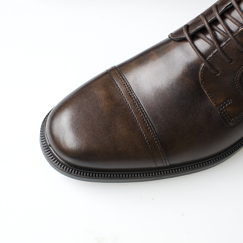 商场同款ecco lisbon爱步里斯男士正装牛皮舒适男鞋 622114 黑色光面