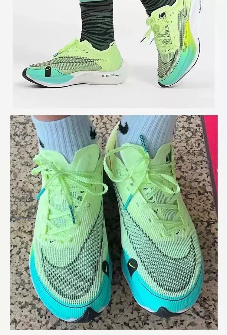 莆田纯原fly2马拉松zoomx vaporfly next%网面透气男女真碳跑步鞋 白