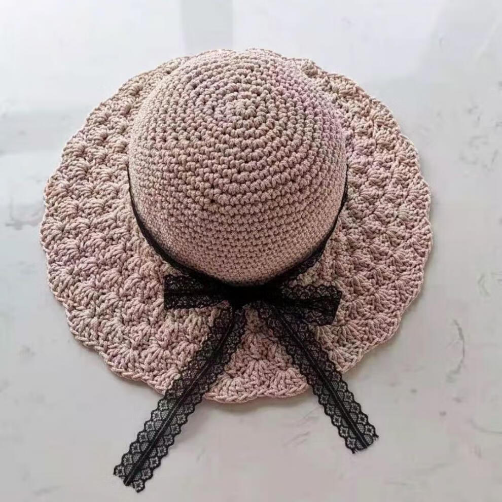 bitced新品轻体冰丝线羽茸花轻体冰麻线手工帽子线夏凉帽线冰丝线勾帽