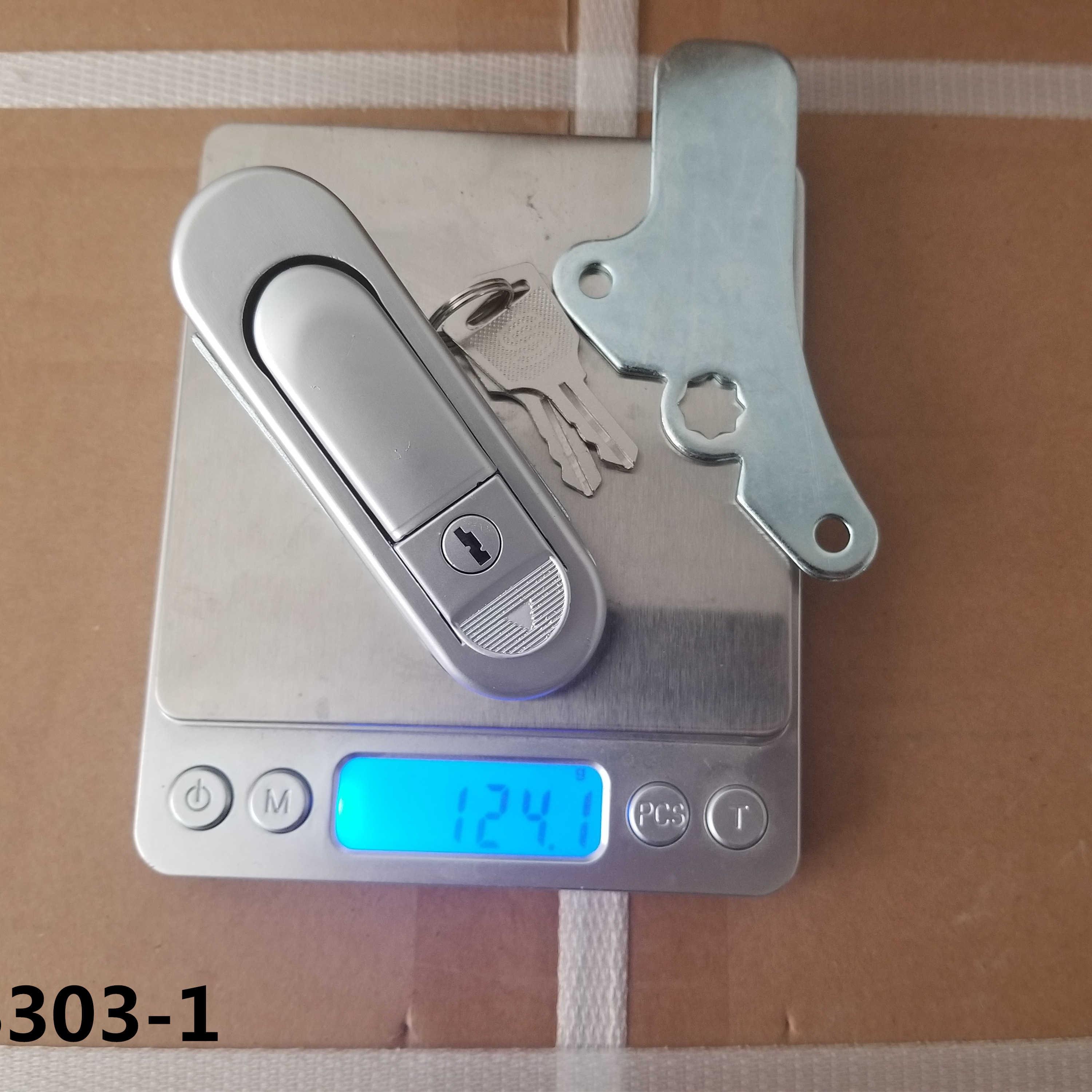 朗和聚配电箱锁柜锁配电柜门锁机械弹跳式把手锁301锁302锁3031ab3032