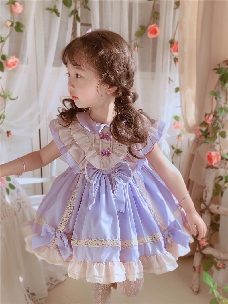 欢稚女孩罗丽塔公主裙萝莉夏季裙子女宝生日礼物小童洛丽塔芭比连衣裙