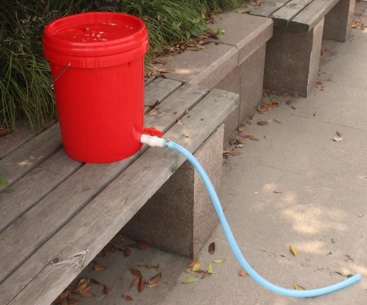 空调接水桶空调水接水桶10升20升25升带水管塑料桶加厚桶带盖水龙头桶