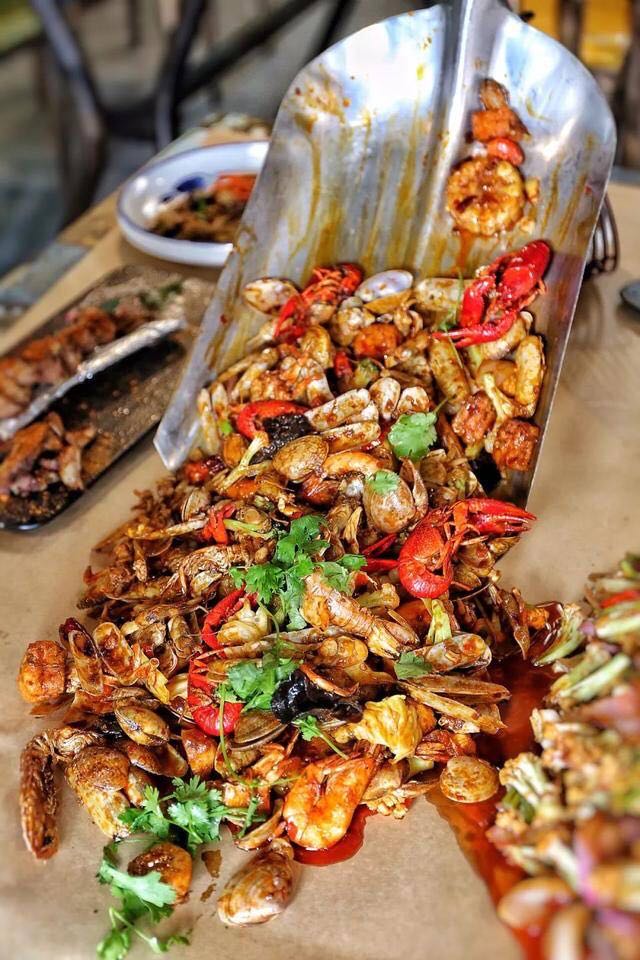 不锈钢锹锹铲子304网红东北上菜铁锹炒菜铲煤锹方锹酒醋厂铲子锹 304