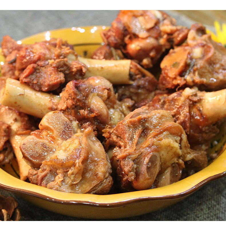 羊棒骨新鲜内蒙古带肉羊骨头吸骨髓煲汤骨羊汤骨羊筒骨2斤带肉羊棒骨