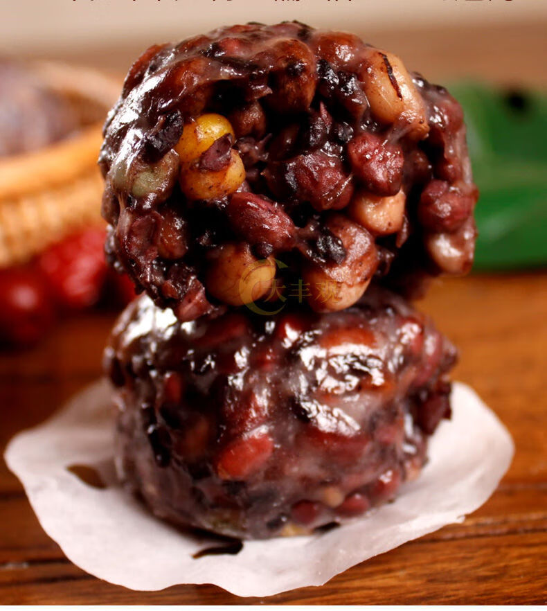 黏豆包粗粮包精五谷杂粮红豆糯米顺丰华盛微甜板栗粘豆包3斤装约18个