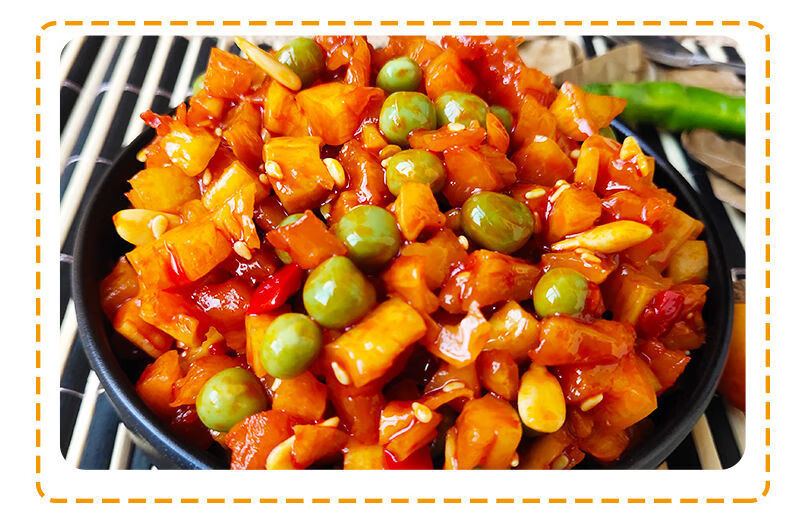 五仁酱丁酱菜榨菜萝卜干咸菜下饭菜香辣脆即食瓶装腌菜500克1瓶实惠装