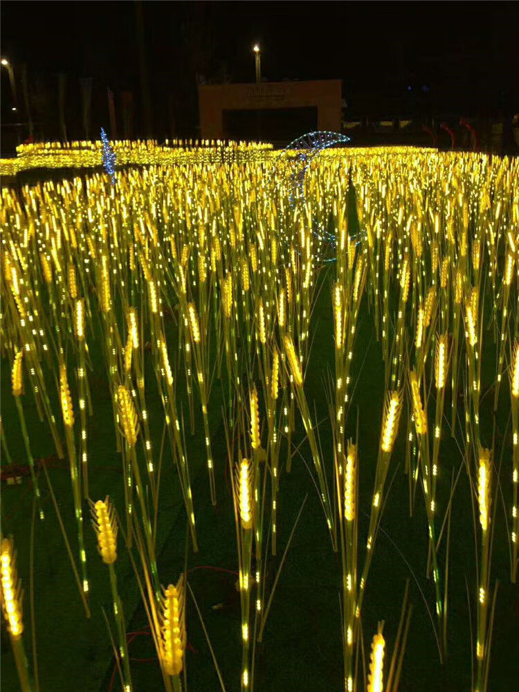 曼圣美发光led麦穗灯户外防水仿真插地麦子灯景观亮化工程灯光节装饰
