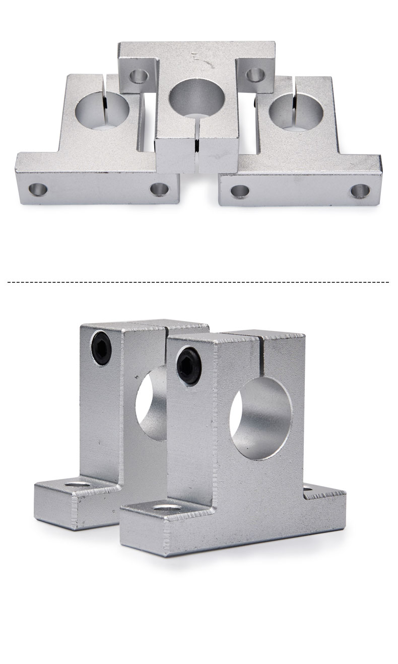 轴固定支架立式导向轴支撑座光轴支架固定座sksh810121620253035sk8