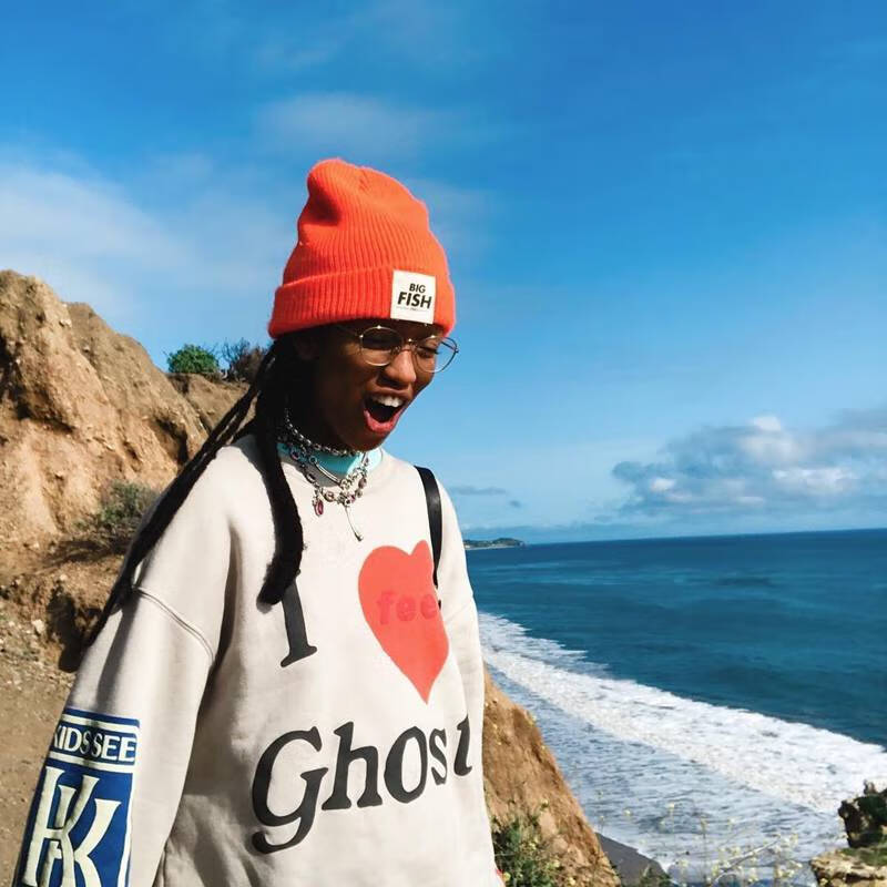 梦迪蔻(mengdikou)梦迪寇cpfm侃爷kidsseeghosts发泡fog高街风宽松