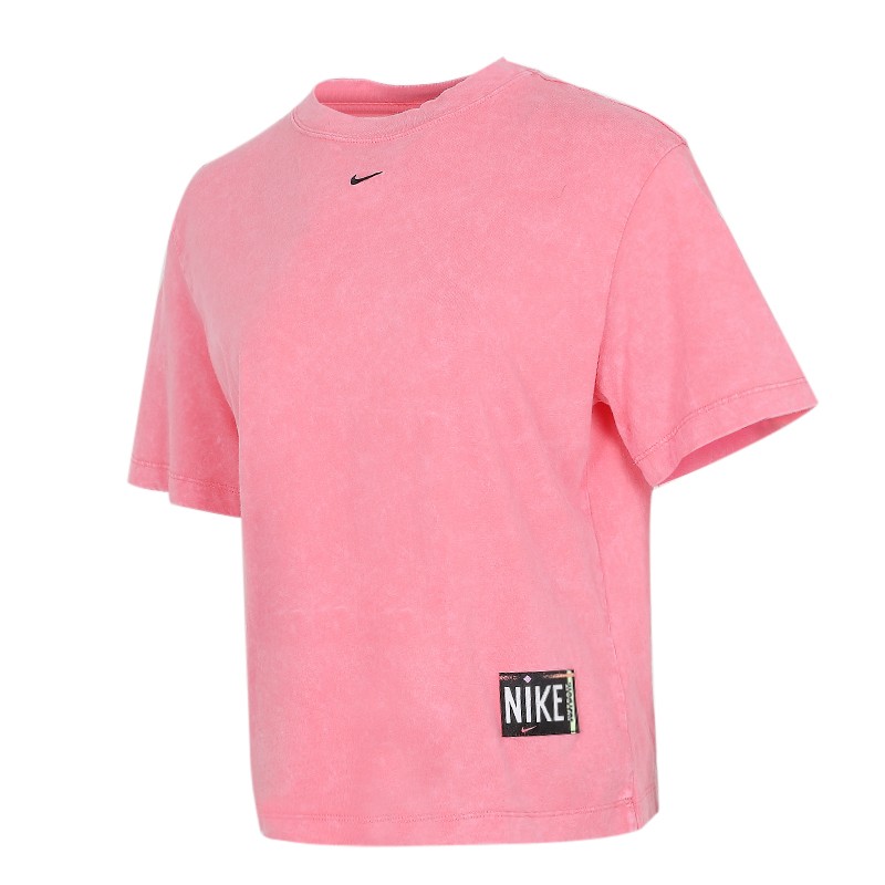 nike耐克官方舰店女装夏季swoosh潮流大logo透气休闲运动纯棉t恤衫dj