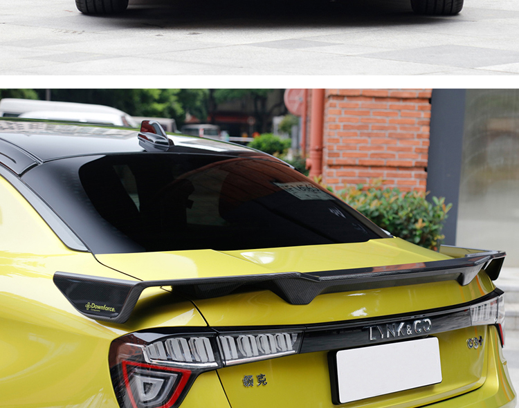 领克03尾翼 原厂改装03 碳纤维gt大竞技专用定风翼外观套件 排档内饰