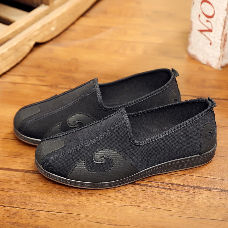 道士鞋老北京布鞋祥云禅修居士鞋民族风懒人复古工作鞋云头洒鞋休闲男